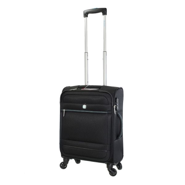 Βαλίτσα Καμπίνας DIELLE 350-55x38x19cm Μαύρο – Πολύ Ελαφριά με Polyester EVA & TSA Κλειδαριά