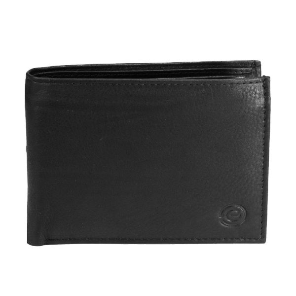 Ανδρικό Δερμάτινο Πορτοφόλι GINIS CG-1338 Μαύρο – RFID Προστασία & Πολλές Θήκες – Πρακτικό & ανθεκτικό