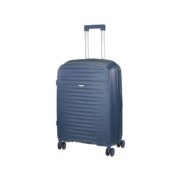 Βαλίτσα Μεσαία XPLORER 178-24 Μπλε – Πολυπροπυλένιο, με TSA & 4 Ροδάκια – Έως 20kg Αεροδρομίου