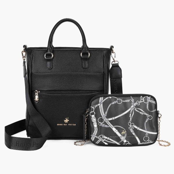 Multifunction 3-in-1 Τσάντα Beverly Hills Polo Club BH-4692 Μαύρο