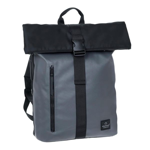 Αδιάβροχο Σακίδιο Πλάτης Roll Top Diplomat Brooklyn BR304 Γκρι – Laptop 15.6