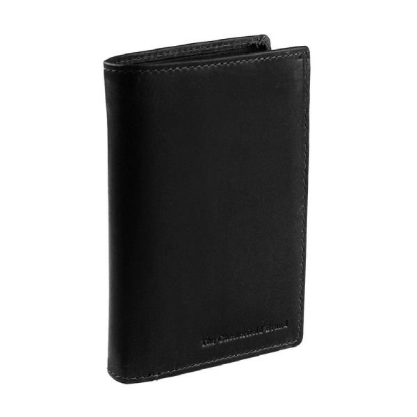 Δερμάτινο Ανδρικό Πορτοφόλι Όρθιο Chesterfield C08.0203A00 Μαύρο με RFID Προστασία – Premium Wax Pull Up Δέρμα