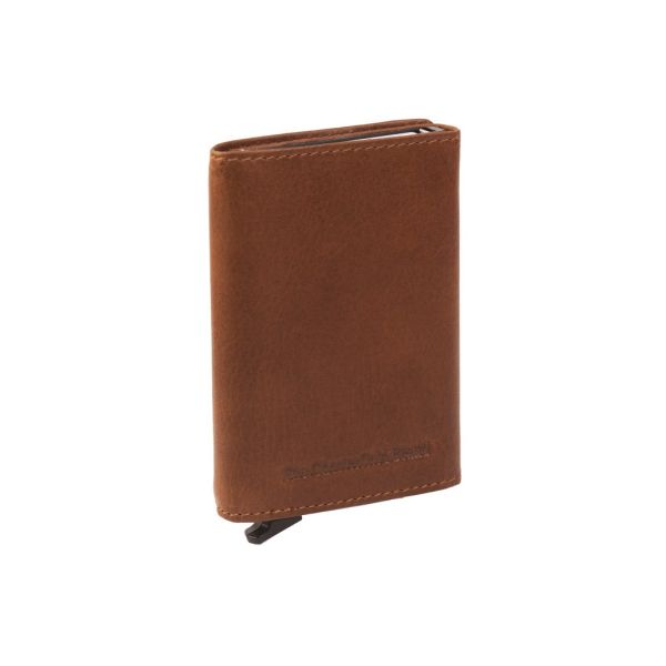Δερμάτινη Μεταλλική Καρτοθήκη Chesterfield C08.038331 Κονιάκ με RFID Προστασία – Premium & Safe