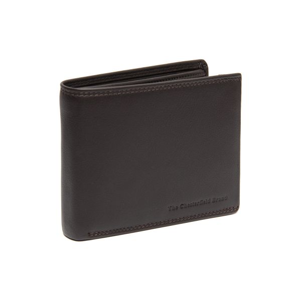 Δερμάτινο Ανδρικό Πορτοφόλι Chesterfield Hendrick C08.052901 Καφέ με RFID Προστασία – Premium Soft Nappa Δέρμα