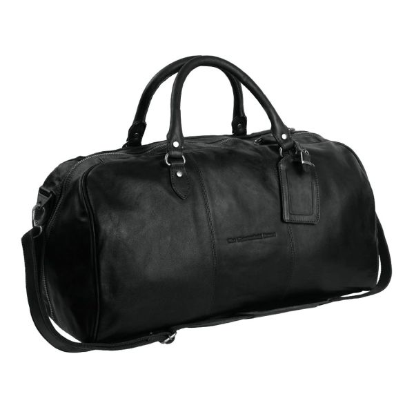 Δερμάτινο Σακβουαγιάζ Chesterfield William C20.000400 Μαύρο 53cm – 43L Premium Wax Pull-Up Δέρμα