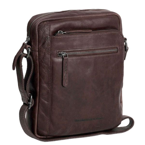 Δερμάτινο Τσαντάκι Ώμου Chesterfield C48.098901 Καφέ Dessau – Premium Pull-Up Δέρμα