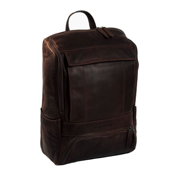 Δερμάτινο Σακίδιο Πλάτης Chesterfield Rich C58.015701 Καφέ – Laptop 15.6” & Premium Design