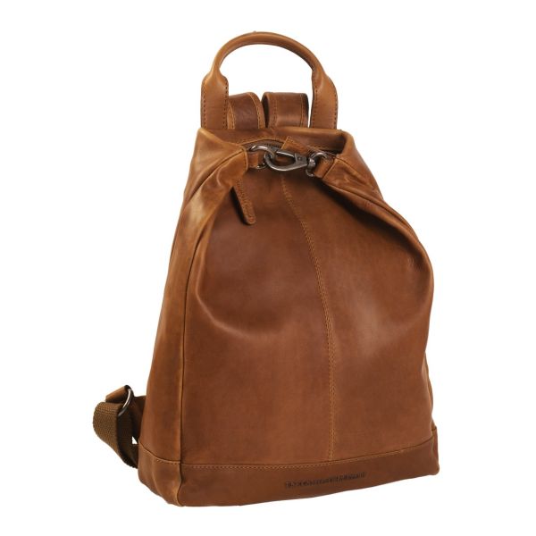 Γυναικείο Δερμάτινο Σακίδιο Πλάτης Chesterfield Saar C58.026131 Κονιάκ – Premium, Κομψό Στυλ για Πόλη & Γραφείο