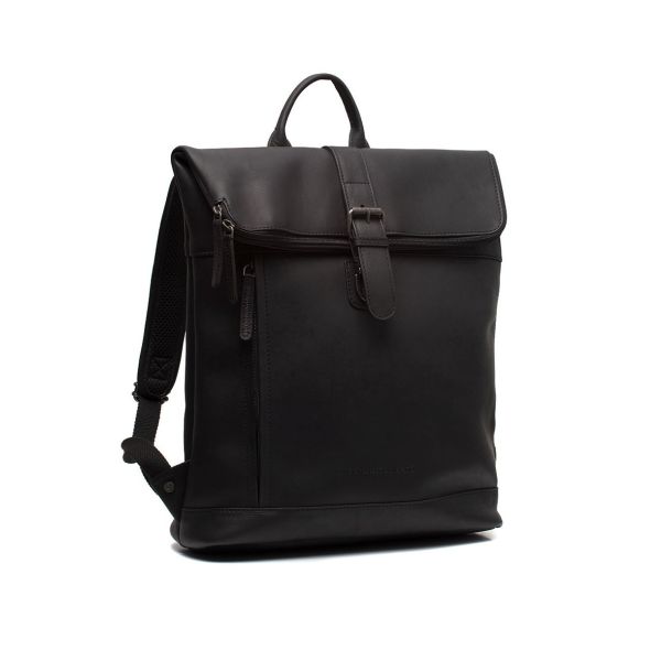 Δερμάτινο Σακίδιο Πλάτης Rolltop Chesterfield Larsson C58.033800 Μαύρο – Premium, Urban & Business