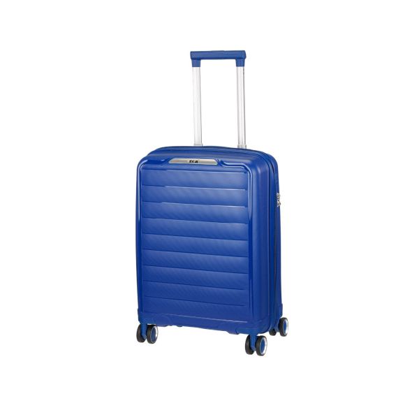 Βαλίτσα Καμπίνας RCM 225-20 Μπλε 55x39x20 - Πολυπροπυλένιο, Ιδανική για Aegean, Ryanair & EasyJet