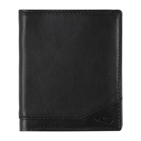 Ανδρικό Όρθιο Πορτοφόλι CAMEL ACTIVE Stone 406-705-60 Μαύρο | Προστασία Καρτών RFID – 6 Θέσεις Καρτών & 2 Χαρτονομισμάτων