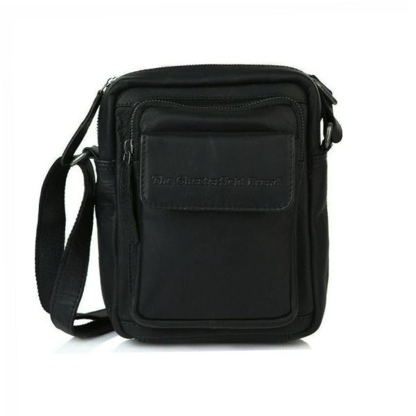 Δερμάτινο Τσαντάκι Ώμου Chesterfield C48.071400 Μαύρο Remy – Premium Pull-Up Δέρμα – Κομψό & Ανθεκτικό