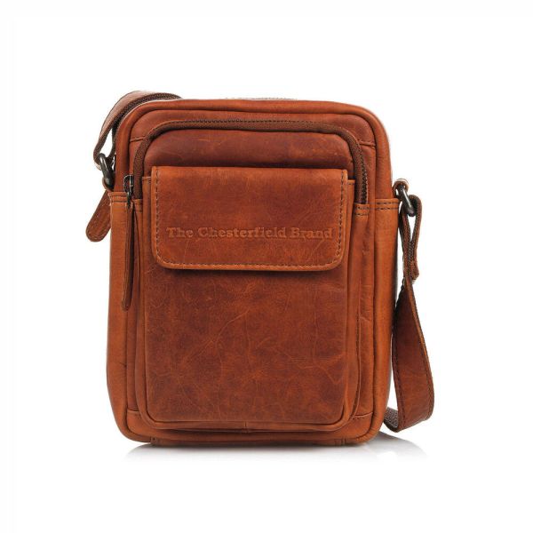 Δερμάτινο Τσαντάκι Ώμου Chesterfield C48.071431 Κονιάκ Remy – Premium Pull-Up Δέρμα – Κομψό & Ανθεκτικό