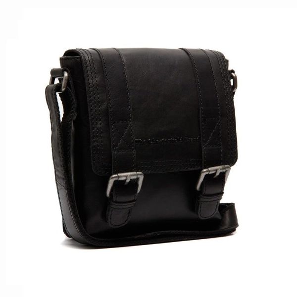 Δερμάτινο Ανδρικό Τσαντάκι Ώμου Chesterfield Ariano C48.132800 Μαύρο