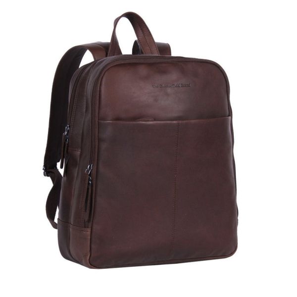 Δερμάτινο Σακίδιο Πλάτης Chesterfield DEX C58.017501 Καφέ – Θήκη Laptop 15.6