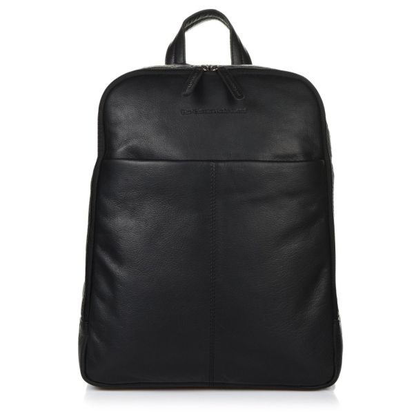 Δερμάτινο Σακίδιο Πλάτης Chesterfield DEX C58.017500 Μαύρο – Θήκη Laptop 15.6