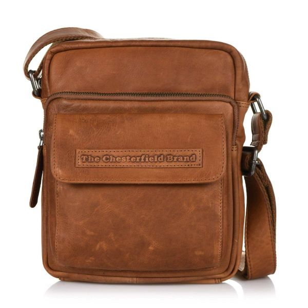 Δερμάτινο Τσαντάκι Ώμου Chesterfield C48.083731 Κονιάκ – Pull-Up Δέρμα Premium – Κομψό, Ανθεκτικό & Πρακτικό