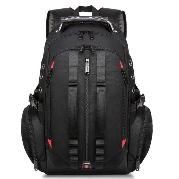 Σακίδιο Πλάτης Μεγάλο Bange 1901 Μαύρο 40L για Laptop 17,3”, TSA & USB – Heavy Duty Travel Backpack – Premium Ποιότητα