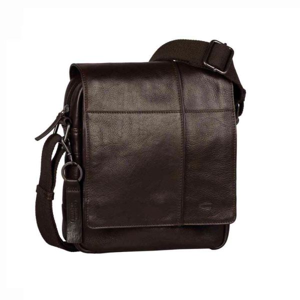 Δερμάτινο Τσαντάκι Ώμου Camel Active Pine 410-602-29 Καφέ – με Καπάκι & Premium Αισθητική