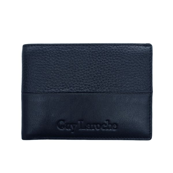 Δερμάτινο Ανδρικό Πορτοφόλι Guy Laroche 37705 Dark Blue| RFID Προστασία, Premium Ποιότητα & 7 Θέσεις Καρτών