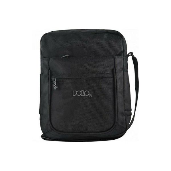 Ανδρικό Τσαντάκι Ώμου POLO 907072 Μαύρο – Πρακτικό & Ανθεκτικό για Καθημερινή Χρήση