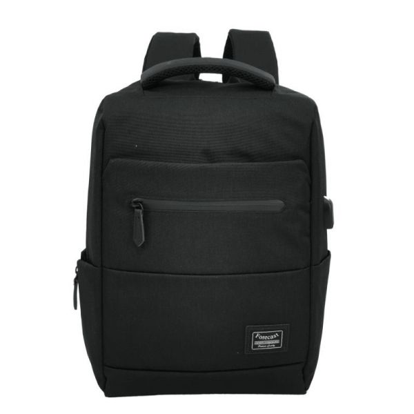 Σακίδιο Πλάτης Forecast A16006 Μαύρο | Smart Backpack με Θύρα USB & 600D | Ελαφριά με Ανατομική Πλάτη