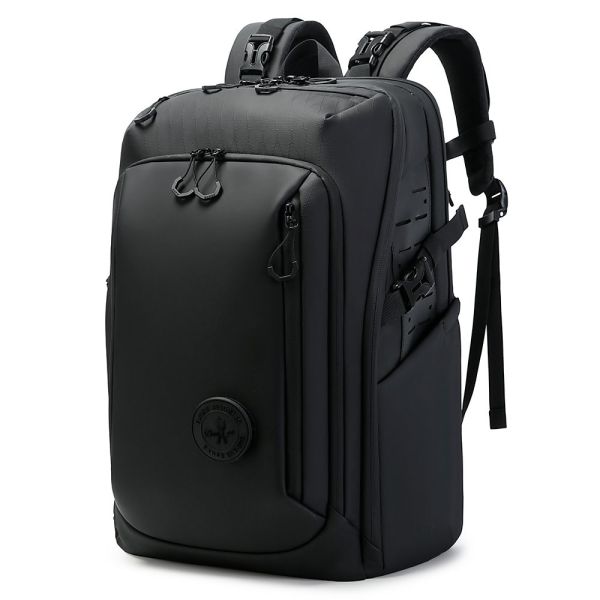 Αδιάβροχο Σακίδιο Πλάτης Bange FW225 Μαύρο 30L | Εργονομική Πλάτη & Θήκη Laptop 15.6” για Πόλη & Πεζοπορία