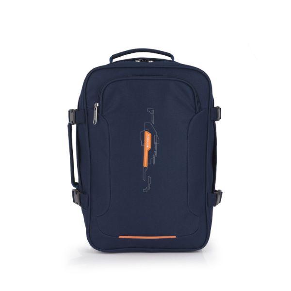 Σακίδιο Ταξιδίου/Χειραποσκευή 39x27x18 Gabol Week Eco 122326 Μπλε Underseat – 19L, Ιδανικό για Όλες τις Αεροπορικές