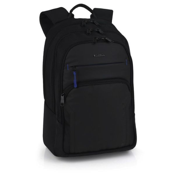 Σακίδιο Πλάτης Gabol Pixel 414193 25L Μαύρο | 3 Κεντρικές Θήκες, Θήκη Laptop 15.6