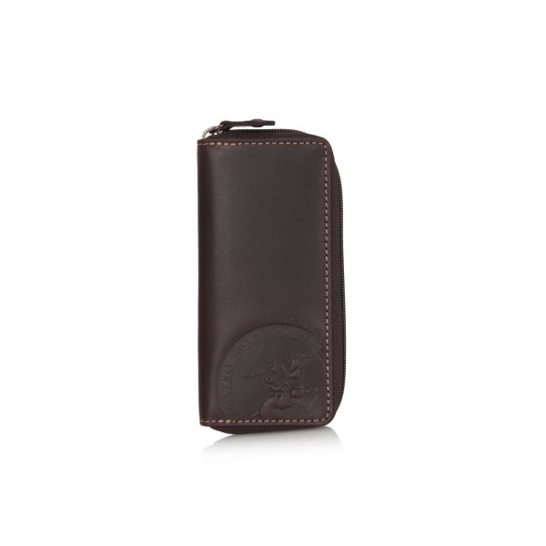 Κλειδοθήκη δερμάτινη POLO CLUB BEVERLY HILLS BH-1198-brown