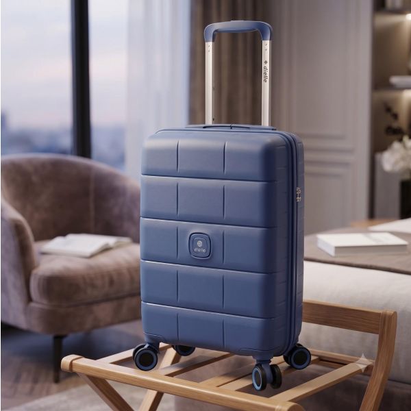 Βαλίτσα Καμπίνας 55x35x20 DIELLE 210 Γαλάζιο | 100% Πολυπροπυλένιο & TSA | για Όλες τις Αεροπορικές