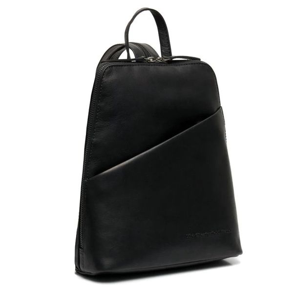 Γυναικείο Δερμάτινο Backpack από Pull-Up Δέρμα Chesterfield Claire C58.023500 Μαύρο – Premium Vintage Design