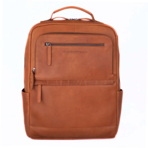 Δερμάτινο Επαγγελματικό Σακίδιο Πλάτης Chesterfield Philippe C58.700331 Κονιάκ – Premium Wax Pull Up Δέρμα – Unisex & Elegant