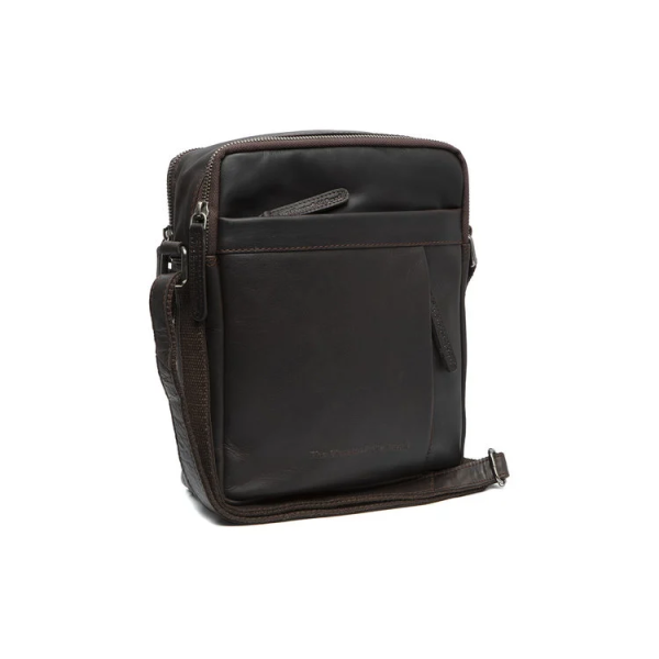 Δερμάτινο Τσαντάκι Ώμου Chesterfield Alva C48.095501 Καφέ – Premium Pull-Up Δέρμα με Πολλαπλές Θήκες
