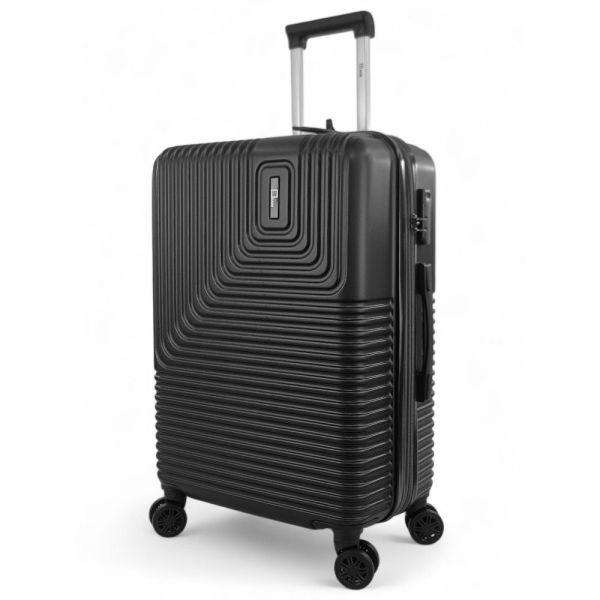 Μεγάλη Βαλίτσα RAIN Traveller RB80144-28 75cm Dark Grey | Σκληρή ABS 110L, για 23kg+ Check-in | 4 Διπλές Ρόδες
