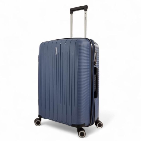 Μεσαία Σκληρή Βαλίτσα RAIN RB80152 Μπλε 65εκ 70L |Άθραυστο Πολυπροπυλένιο | Check-in 23 Κιλών