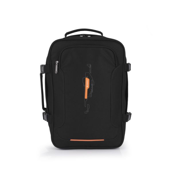 Σακίδιο Ταξιδίου/Χειραποσκευή 39x27x18 Gabol Week Eco 122326 Μαύρο Underseat – 19L, Ιδανικό για Όλες τις Αεροπορικές