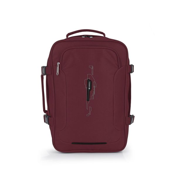 Σακίδιο Ταξιδίου/Χειραποσκευή 39x27x18 Gabol Week Eco 122326 Μπορντό Underseat – 19L, Ιδανικό για Όλες τις Αεροπορικές