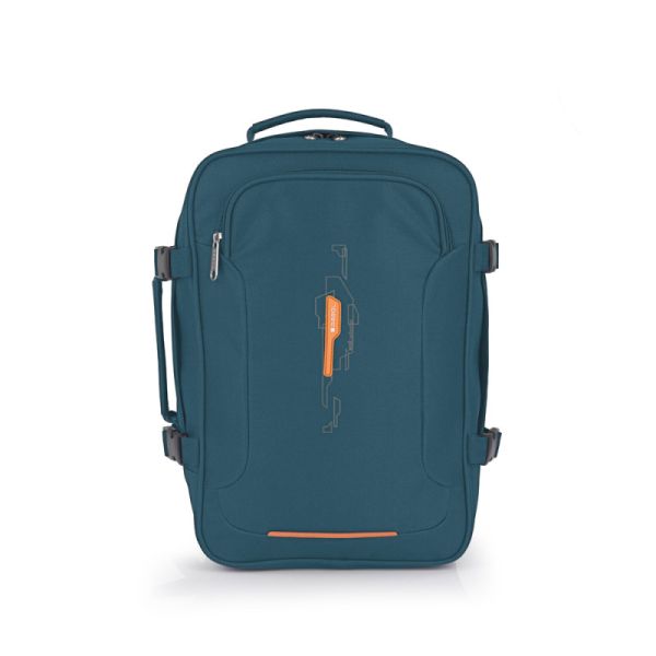 Σακίδιο Ταξιδίου/Χειραποσκευή 39x27x18 Gabol Week Eco 122326 Πετρόλ Underseat – 19L, Ιδανικό για Όλες τις Αεροπορικές