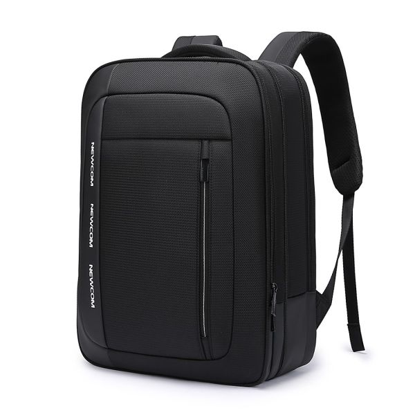 Business Backpack NewCom N1705445001 Μαύρο | Έξυπνη Οργάνωση & Εργονομική Πλάτη | Ιδανικό για Επαγγελματικά Ταξίδια