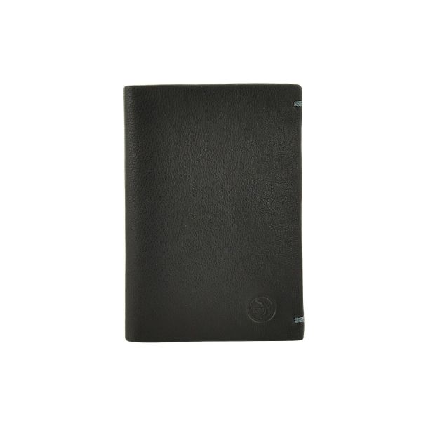 Δερμάτινη Θήκη Διαβατηρίου DASTON 093 Μαύρο με RFID Προστασία & 6 Κάρτες  – Ιδανική για Αεροπορικά Ταξίδια