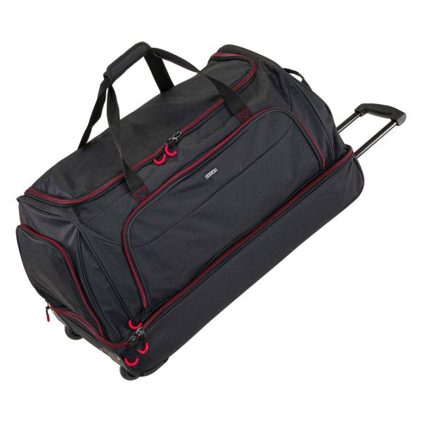 Σάκβουαγιάζ Τροχήλατο Μεγάλο RCM 681 Μαύρο 70cm 94L – με Διπλό Πάτο, Ανθεκτικό & Ευρύχωρο για Μεγάλα Ταξίδια