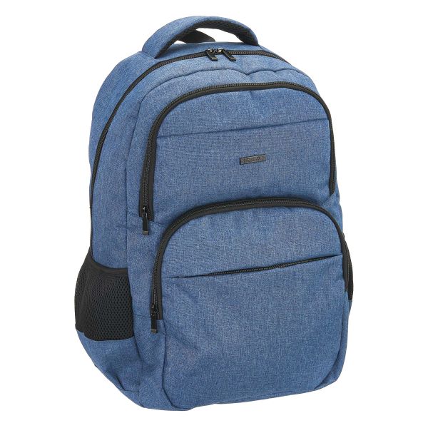 Ανδρικό Σακίδιο Πλάτης RCM 4954 Μπλε 36L – με Θήκη Laptop 15.6’’, 2 Κύριους Χώρους, Ελαφρύ & Άνετο
