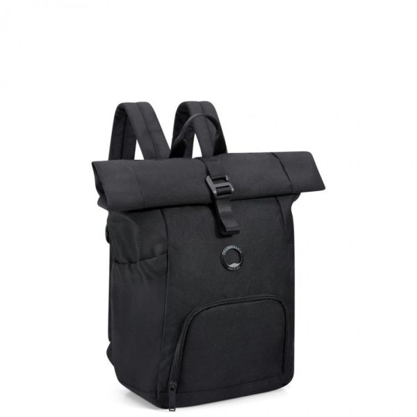 Σακίδιο Πλάτης Roll Top DELSEY Citypak Μαύρο για Laptop 15,6