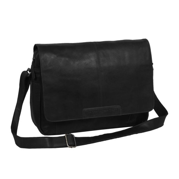 Δερμάτινος Χαρτοφύλακας – Ταχυδρόμου Chesterfield C48.055200 Μαύρο Richard – Premium Pull-Up Δέρμα