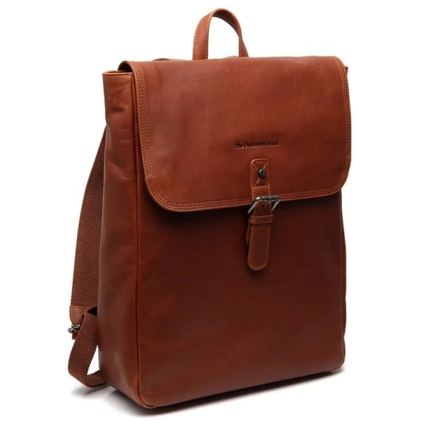 Premium Επαγγελματικό Δερμάτινο Backpack Chesterfield Farrow C58.071631 Κονιάκ | Κομψότητα & Οργάνωση