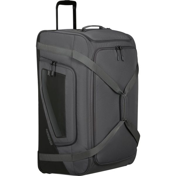 Μεγάλο Τροχήλατο Σακβουαγιάζ American Tourister City Racer 156134 Μαύρο/Γκρι 129L | Αδιάβροχο για 23+ Κιλά Αεροδρομίου
