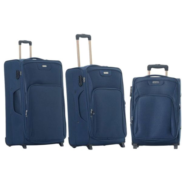 Σετ Βαλίτσες RCM 16108 SET3 Μπλε – Καμπίνας, Μεσαία & Μεγάλη | Ανθεκτικές & Επεκτεινόμενες