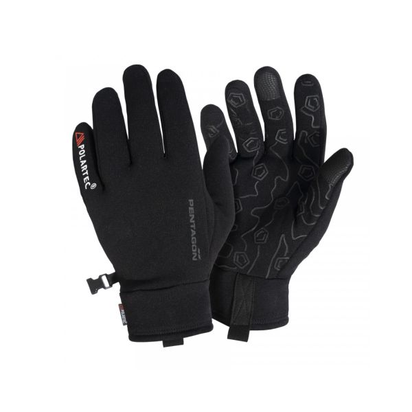 Ανδρικά Γάντια Pentagon Ursus Power Stretch P20034-01 Μαύρο – Tactical & Outdoor Polartec® Gloves