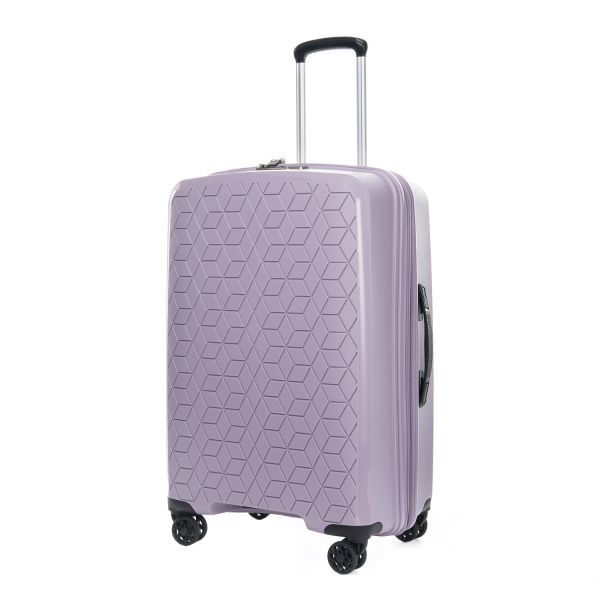 Βαλίτσα Μεσαία 68x45x28 Verage Diamond 18106 Λιλά 89L | Premium Πολυπροπυλένιο, Έως 20kg & Άθραυστη